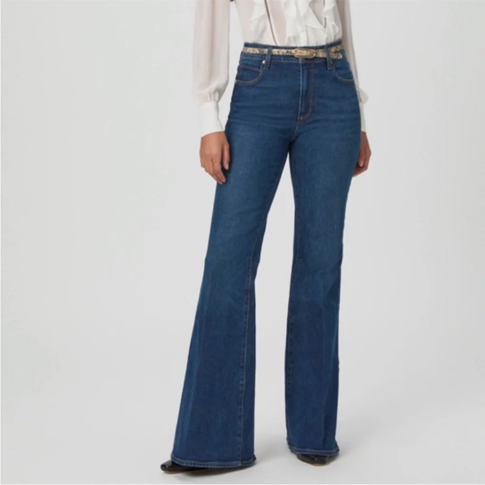 Paige Marlow High Rise Flare Jeans 25 NEW - Picture 11 of 11